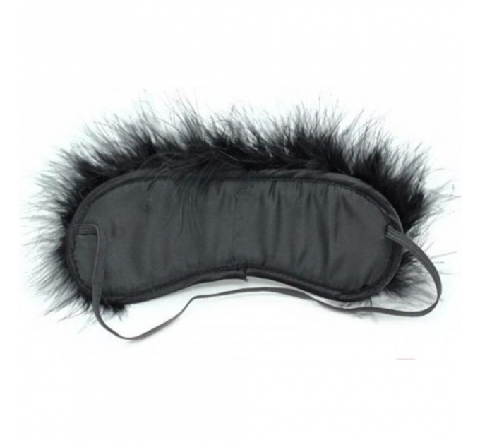 Маска на глаза с мехом Flocky blindfold leopard