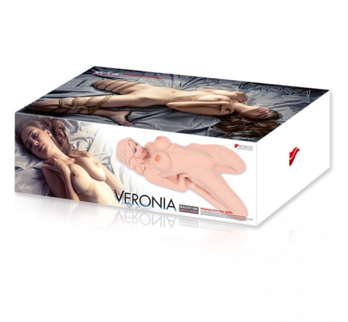 Мастурбатор кукла два отверстия и вибрация Kokos Veronia