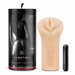 Мастурбатор с вибропулей M For Men Veronika реалистичный, 7.6 см х 16.5 см