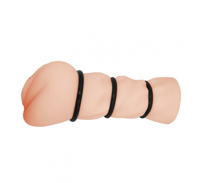Мастурбатор вагина с кольцами - Crazy Bull Masturbator Pocket Pussy
