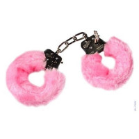 Наручники с мехом Dream toys Metal Handcuff, розовый