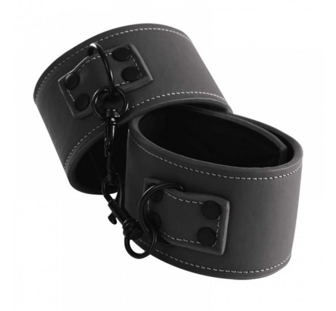 Наручники на запястья, черные RENEGADE BONDAGE WRIST CUFFS BLACK