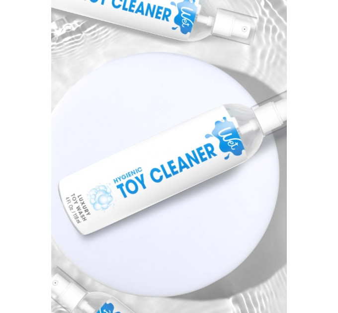 Очиститель для секс-игрушек без спирта Wet Toy Cleaner, на водной основе, 118 мл