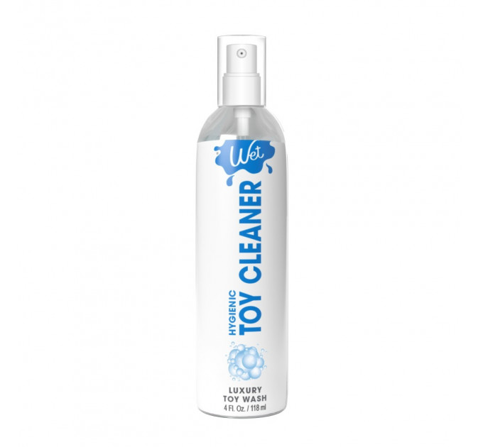 Очиститель для секс-игрушек без спирта Wet Toy Cleaner, на водной основе, 118 мл