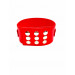 Ошейник с поводком DS Fetish Collar with leash red metal