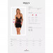 Пеньюар и стринги Obssesive Maderris chemise & thong XS/S