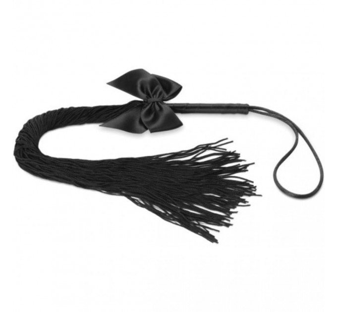 Плетка Bijoux Indiscrets - Lilly - Fringe whip украшена шнуром и бантиком