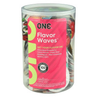 Набір оральних презервативів One Flavor Waves Island Punch Тропічний коктейль (ціна за 5 шт.)