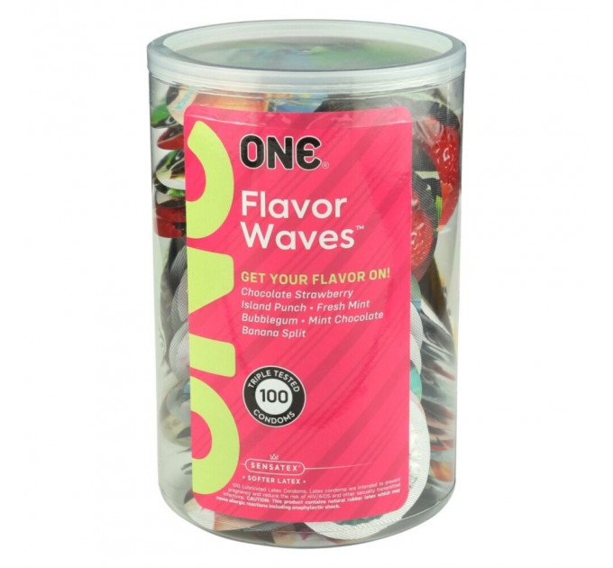 Презерватив оральний One FlavorWaves Коктейль (Ціна за 5 шт)