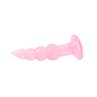 Рифленная анальная пробка Chisa Hi-Rubber Bumpy Butt Plug