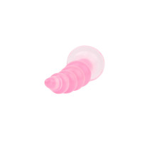 Рифленная анальная пробка Chisa Hi-Rubber Bumpy Butt Plug