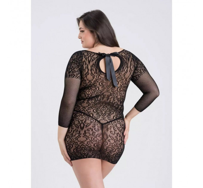 Сексуальное кружевное мини платье Fifty Shades of Grey Captivate Plus Size Black