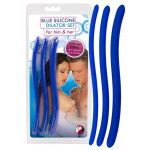 Стимуляторы уретры You2Toys Silicone Dilator Set волнообразной формы, синие, 3 шт.