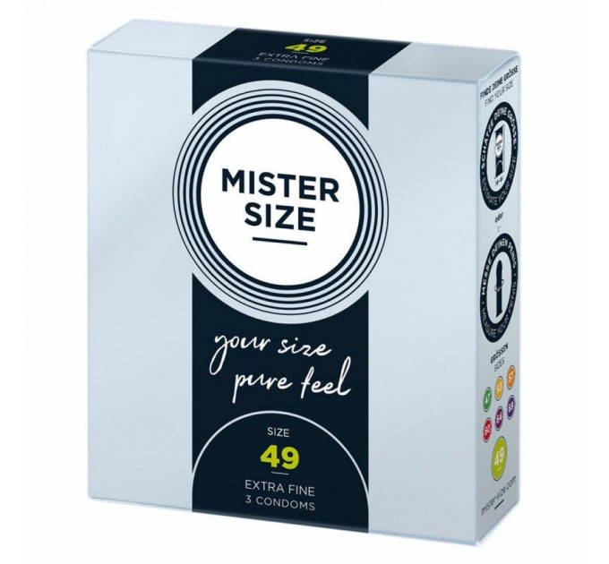 Презервативи Mister Size 49mm pack of 3