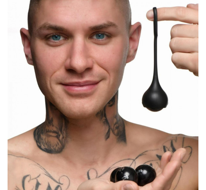 Силиконовая подвеска для пениса Cock Dangler с грузиками – черная,Cock Dangler Siliconen Penishanger