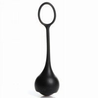 Силіконова підвіска для пеніса Cock Dangler з грузиками – чорна, Cock Dangler Siliconen Penishanger