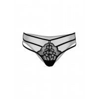 Трусики кружевные Daring Intimates с декоративными бретелями, черный, S/M