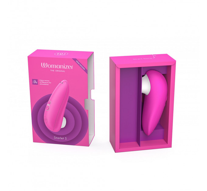 Вакуумный клиторальный стимулятор Womanizer Starlet 3 Pink