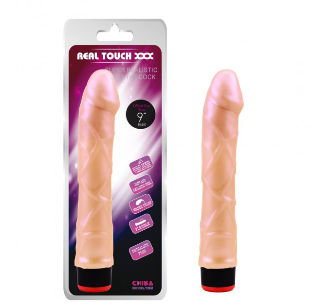 Реалистичный вибратор Chisa Real Touch ХХХ бежевый