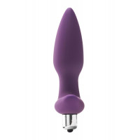 Вибрирующая анальная пробка Dream Toys Flirts, фиолетовая