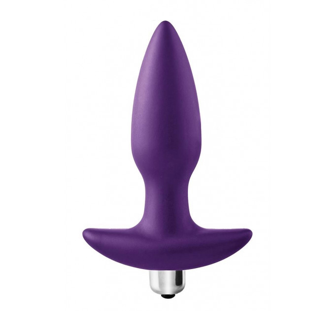 Вибрирующая анальная пробка Dream Toys Flirts, фиолетовая