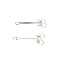 Затискачі на соски CHISA Senuelo Fetish Fantasy Heart Nipple Clamps у формі серця