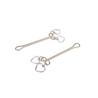 Затискачі на соски CHISA Senuelo Fetish Fantasy Heart Nipple Clamps у формі серця
