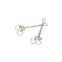 Затискачі на соски CHISA Senuelo Fetish Fantasy Heart Nipple Clamps у формі серця