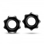 T330571 набір ерекційних кілець STAY HARD Nutz BLACK