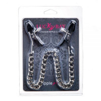 Затискачі на соски Nipple play Chain Heavy Metall