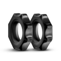 T330571 набір ерекційних кілець STAY HARD Nutz BLACK