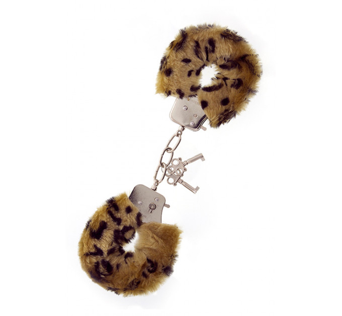 Наручники, Metal Handcuff with Plush, LEOPARD