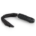 Фаллоимитатор реалистичный Easytoys с прикрепленным флогером, черный Flogger Dildo