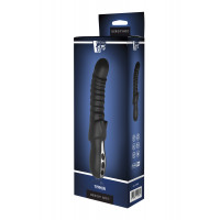 Подвійний вібратор рельєфний Dream Toys Midnight Magic Typhon чорний, 23 х 4 см