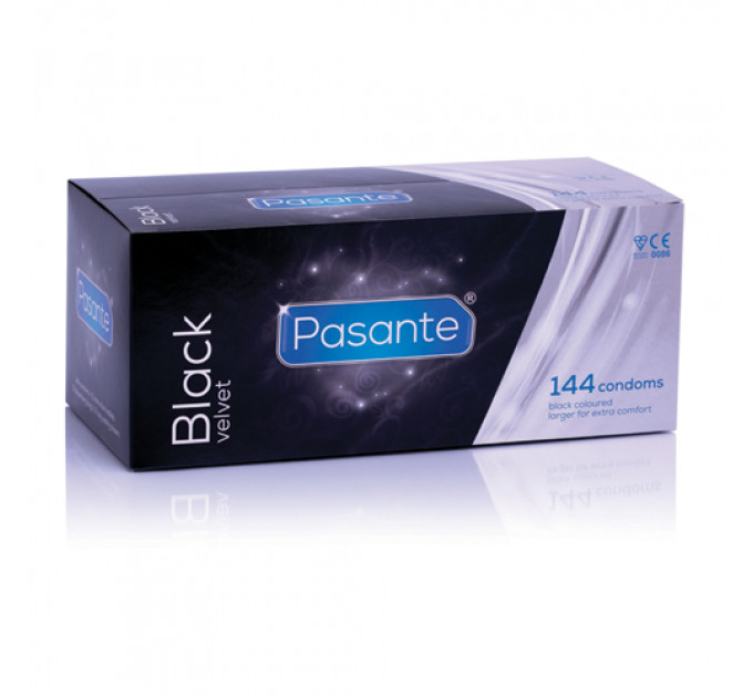 Презервативи Pasante Black Velvet condoms, 144 шт