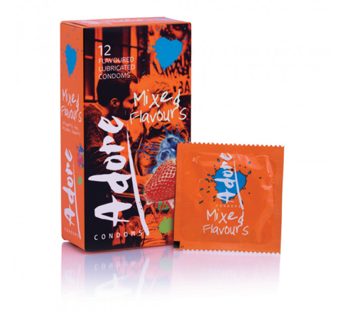 Презервативи Adore Flavours Condoms 12 шт