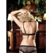 Бюстгалтер Black Bra With Transparent Stripes, 32C