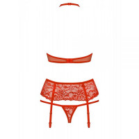 Комплект Obsessive 838-SEG-3 SET L/XL червоний