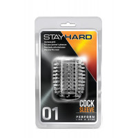 Насадка STAY HARD-COCK Sleeve 01, CLEAR