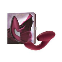 Інноваційний Безконтактний Стимулятор Womanizer Duo Bordeaux, Бордовый