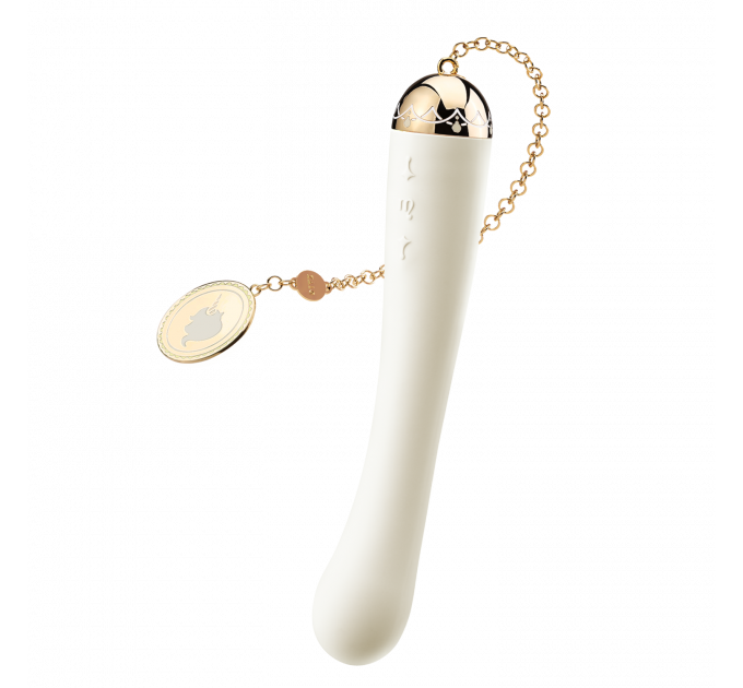 Вибратор для точки G с подключением к телефону ZALO Momoko Vanilla White