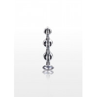 Анальная елка S . металлическая с камнем Diamond Star Beads ToyJoy
