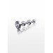 Анальная елка S . металлическая с камнем Diamond Star Beads ToyJoy