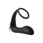 Анальна пробка з еррекційним кільцем FANTASSTIC VIBRATING ANAL PLUG WITH COCKRING BLACK