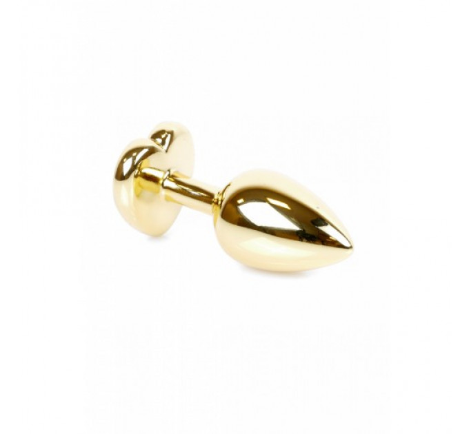 Анальний плаг з рожевим каменем Jewellery