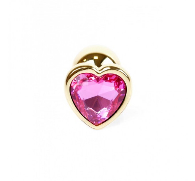 Анальний плаг з рожевим каменем Jewellery