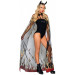 Блискуча накидка Leg Avenue Devil cape and horns O/S