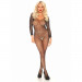 Боди с рукавами в сеточку со стразами Leg Avenue Fishnet sleeved bodystocking O/S