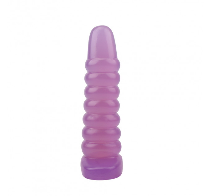 Велика анальна пробка Chisa Hi-Rubber Chubby Anal Plug, фіолетова