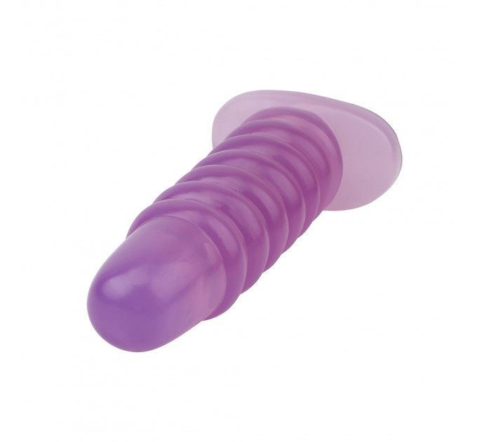 Велика анальна пробка Chisa Hi-Rubber Chubby Anal Plug, фіолетова